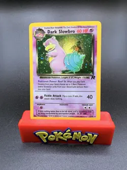 Dark Slowbro 12/82 Team Rocket Set Holo Rare Pokemon Card Nintendo TCG WOTC NM - Image 1