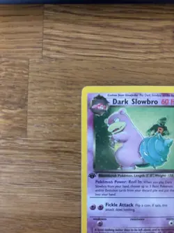 Dark Slowbro 12/82 Team Rocket 1st Edition Holo Rare Pokemon Card TCG LP/NM - Image 3