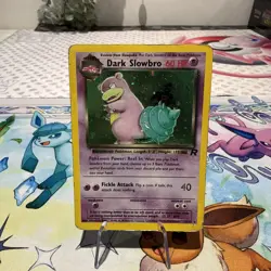 Dark Slowbro 12/82 Team Rocket Holo Rare Pokemon TCG Card WOTC Vintage ENG - Image 1