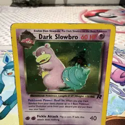 Dark Slowbro 12/82 Team Rocket Holo Rare Pokemon TCG Card WOTC Vintage ENG - Image 2