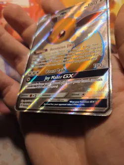 Eevee GX SM242 Sun & Moon Full Art Ultra Rare Holo Promo Pokemon Card DMG LOOK - Image 5