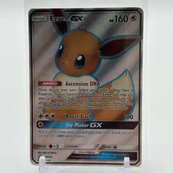 Eevee GX SM242 Sun & Moon Black Star Promo Full Art Pokemon Card NM - Image 1