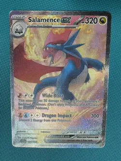 Pokemon Cards Salamence ex 187/159 Journey Together Special Illustration Rare NM - Image 1