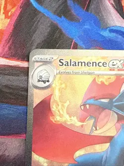 Pokemon Card Salamence EX 187/159 Journey Together Special Illustration Rare NM - Image 2