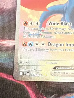 Pokemon Card Salamence EX 187/159 Journey Together Special Illustration Rare NM - Image 5