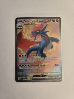 Pokemon Card Salamence EX 187/159 Journey Together Special Illustration Rare NM - Image 1