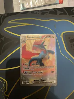 Pokemon Card Salamence EX 187/159 Journey Together Special Illustration Rare NM - Image 1