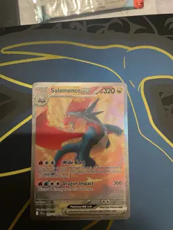 Pokemon Card Salamence EX 187/159 Journey Together Special Illustration Rare NM - Image 3
