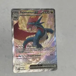 Pokemon TCG SALAMENCE EX 187/159 Journey Together Special Illustration Rare - NM - Image 1