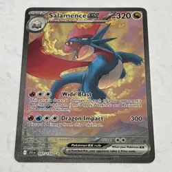 Pokemon TCG SALAMENCE EX 187/159 Journey Together Special Illustration Rare - NM - Image 3