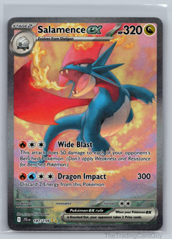 POKEMON SALAMENCE EX 187/159 Special Illustration Rare Journey Together NM! - Image 1
