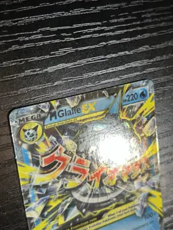 Mega M Glalie EX 35/162 XY Breakthrough Ultra Rare Holo Pokemon Card - Image 4