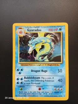 Gyarados 6/102 | Base Set | Holo Pokemon Card NM - Image 1