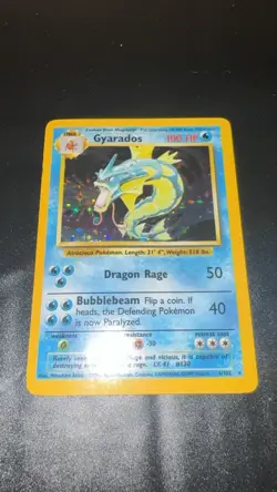 Gyarados 6/102 | Base Set | Holo Pokemon Card NM Good Condition - Image 1