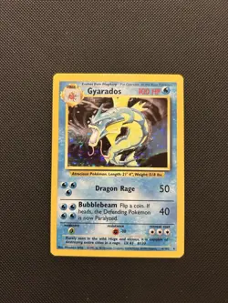 Gyarados 6/102 | Base Set | Holo Pokemon Card NM - Image 1