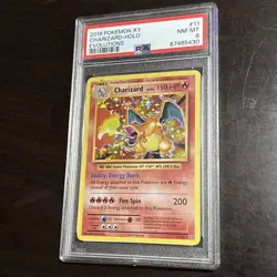 2016 Pokemon XY Evolutions Charizard Holo #11/108 PSA 8 - Image 1