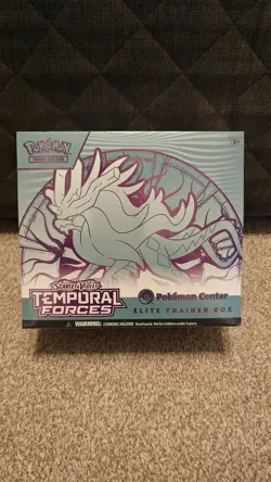 Pokemon Center TCG Scarlet & Violet Temporal Forces Elite Trainer Box ETB Sealed - Image 1