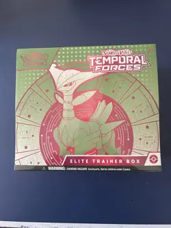 Pokemon TCG: Scarlet and Violet 5 Temporal Forces Elite Trainer Box: Iron Leaves - Image 1