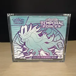 POKEMON SCARLET & VIOLET TEMPORAL FORCES SEALED ELITE TRAINER BOX ETB (W/ CASE) - Image 1