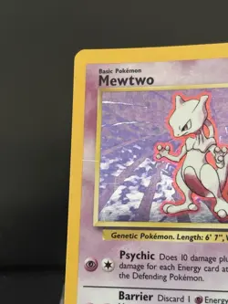 Mewtwo 10/102 Base Set Holo Unlimited Rare Vintage 1999 Pokemon TCG Card WOTC - Image 4