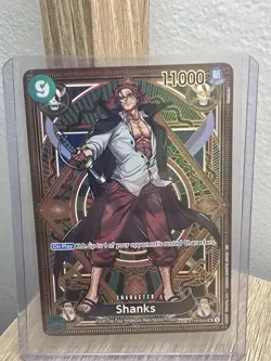 Shanks (SP) ST16-004 Foil 🔥 One Piece OP11 A Fist of Divine Speed SR Alt Art - Image 1