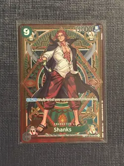 Shanks SP ST16-004 One Piece TCG OP11 A Fist of Divine Speed SR Alt Art English - Image 1
