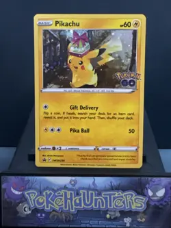 Pokemon Card Pikachu SWSH234 SWSH Black Star Promo HD Swirl Near Mint - Image 2