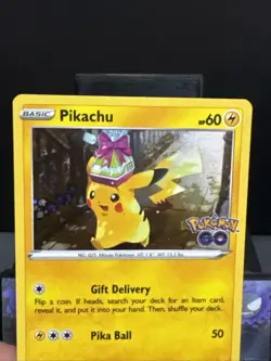 Pokemon Card Pikachu SWSH234 SWSH Black Star Promo HD Swirl Near Mint - Image 3