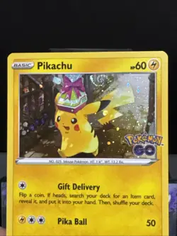 Pokemon Card Pikachu SWSH234 SWSH Black Star Promo HD Swirl Near Mint - Image 4