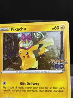 Pokemon Card Pikachu SWSH234 SWSH Black Star Promo HD Swirl Near Mint - Image 5