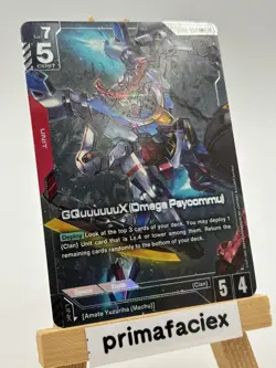 Gundam Card - GQuuuuuuX (Omega Psycommu) - GD02-038 LR+ - Image 2