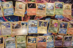 80+ LP BASE SET POKEMON CARDS BULK COMMON RARES AND HOLOS - Image 1