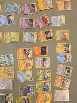 80+ LP BASE SET POKEMON CARDS BULK COMMON RARES AND HOLOS - Image 2