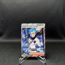 Team Rocket's Archer 223/182 SV10: Destined Rivals - Pokemon Card - NM - Image 1