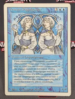 MTG Vesuvan Doppelganger- DAMAGED -3rd Edition Magic the Gathering Card # 088 - Image 1