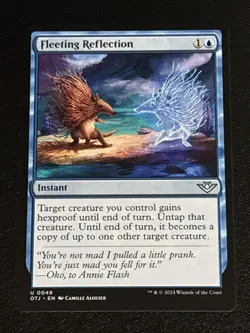 MTG Outlaws of Thunder Junction Fleeting Reflection 0049 NM - Image 1