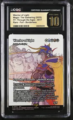 JODAH, THE UNIFIER Final Fantasy Warrior of Light Foil CGC Pristine 10 MTG - Image 1