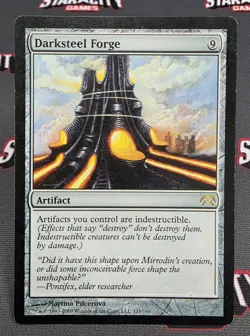 MTG Darksteel Forge- DAMAGED -Planechase Magic the Gathering Card # 111 - Image 1