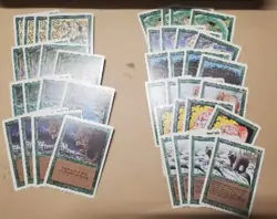 *** MTG REVISED Edition (1994) *** 38 card LOT Green - Magic the Gathering - Image 1