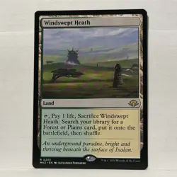 Windswept Heath - Modern Horizons 3 - MH3 Regular Land Rare MTG NM - Image 1