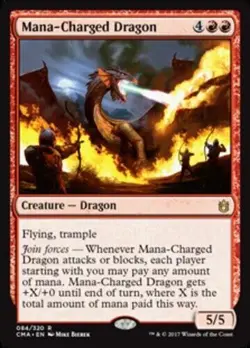Heavy Play, English MTG Mana-Charged Dragon Commander Anthology Magic the Gather - Image 1