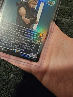 Cloud, Midgar Mercenary (Borderless) Final Fantasy Foil - Image 2