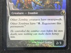MTG FOIL Zombie Master- DAMAGED -Mystery Booster 2 Magic the Gathering Card #188 - Image 4
