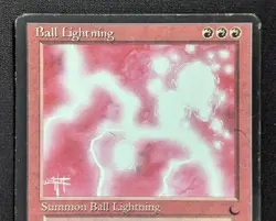 MTG Ball Lightning- DAMAGED -The Dark Magic the Gathering Card # 057 - Image 3