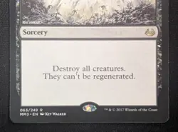 MTG Damnation- DAMAGED -Modern Masters 2017 Magic the Gathering Card # 063 - Image 4