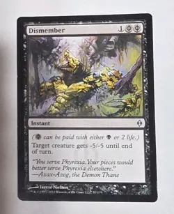 Dismember - New Phyrexia (Magic The Gathering Card) LP - Image 1