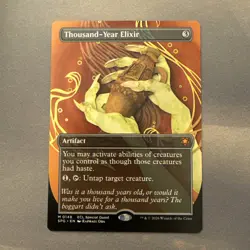 Thousand-Year Elixir MINT Borderless 148 Special Guest SPG ECL MTG Unplayed Reg - Image 1