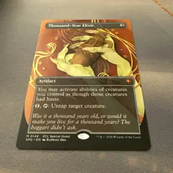 Thousand-Year Elixir MINT Borderless 148 Special Guest SPG ECL MTG Unplayed Reg - Image 2