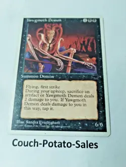 MTG Yawgmoth Demon - Chronicles Regular Rare - Uncirculated - Image 2