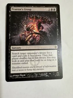 Magic The Gathering Praetor's Grasp 71/175 (New Phyrexia) - Image 1